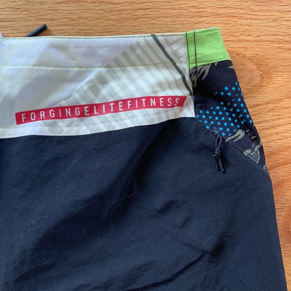 Reebok crossfit games shorts avacado delta boardshort bathing suit bottom XCF - Picture 8 of 11